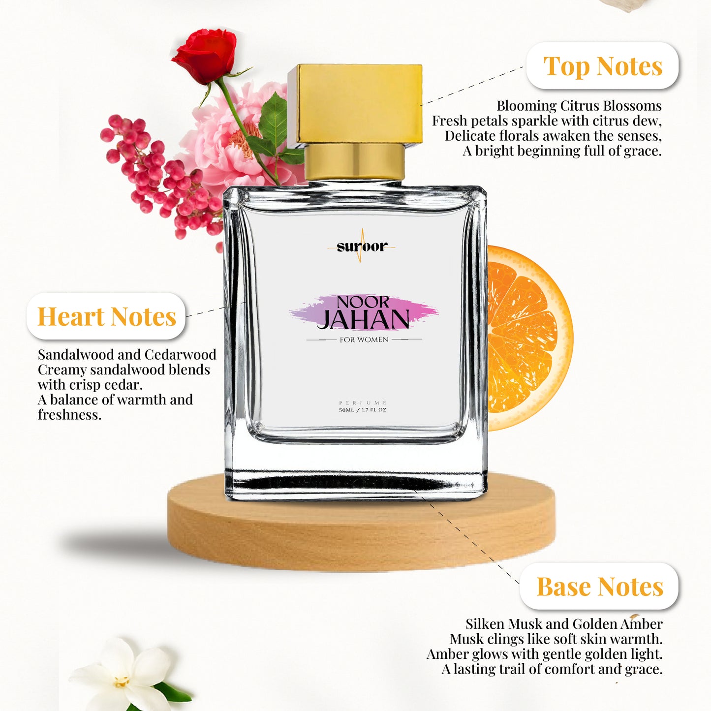 Noor Jahan – Elegant Floral Perfume